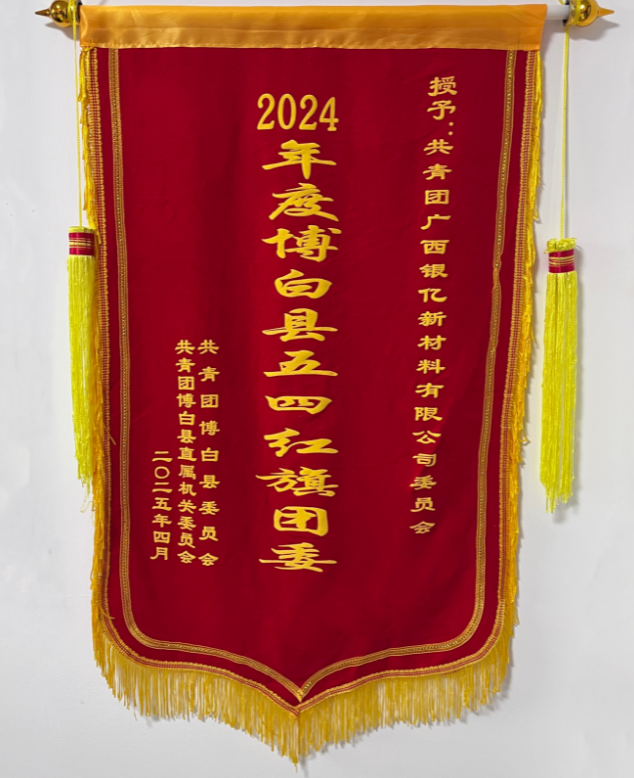 喜訊！廣西銀億公司團委榮獲2024年度“博白縣五四紅旗團委”稱號！